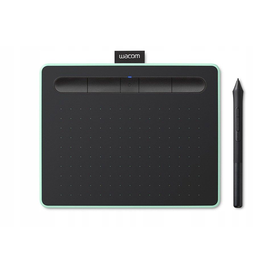 Графический планшет Wacom Intuos S Bluetooth, 2540 lpi, 133 точ/сек, USB, Bluetooth, фисташковый  #1