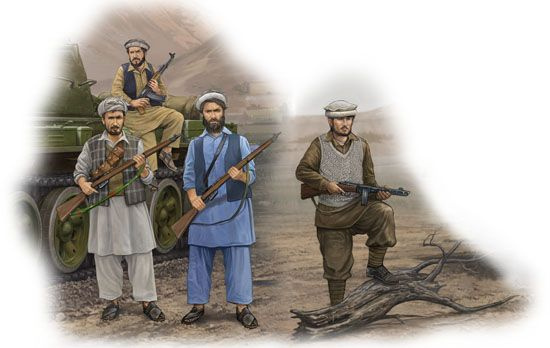 Набор фигурок Афганские повстанцы Масштаб 1:35 #1