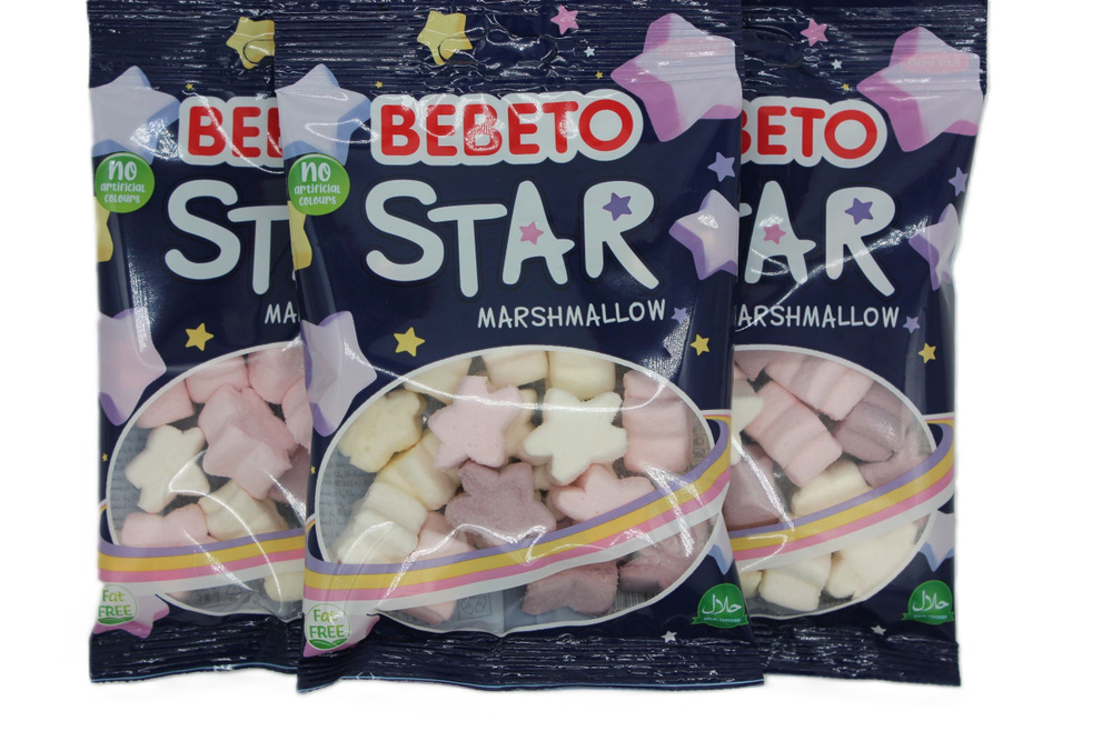 Маршмеллоу суфле Bebeto Star 3шт по 30гр #1