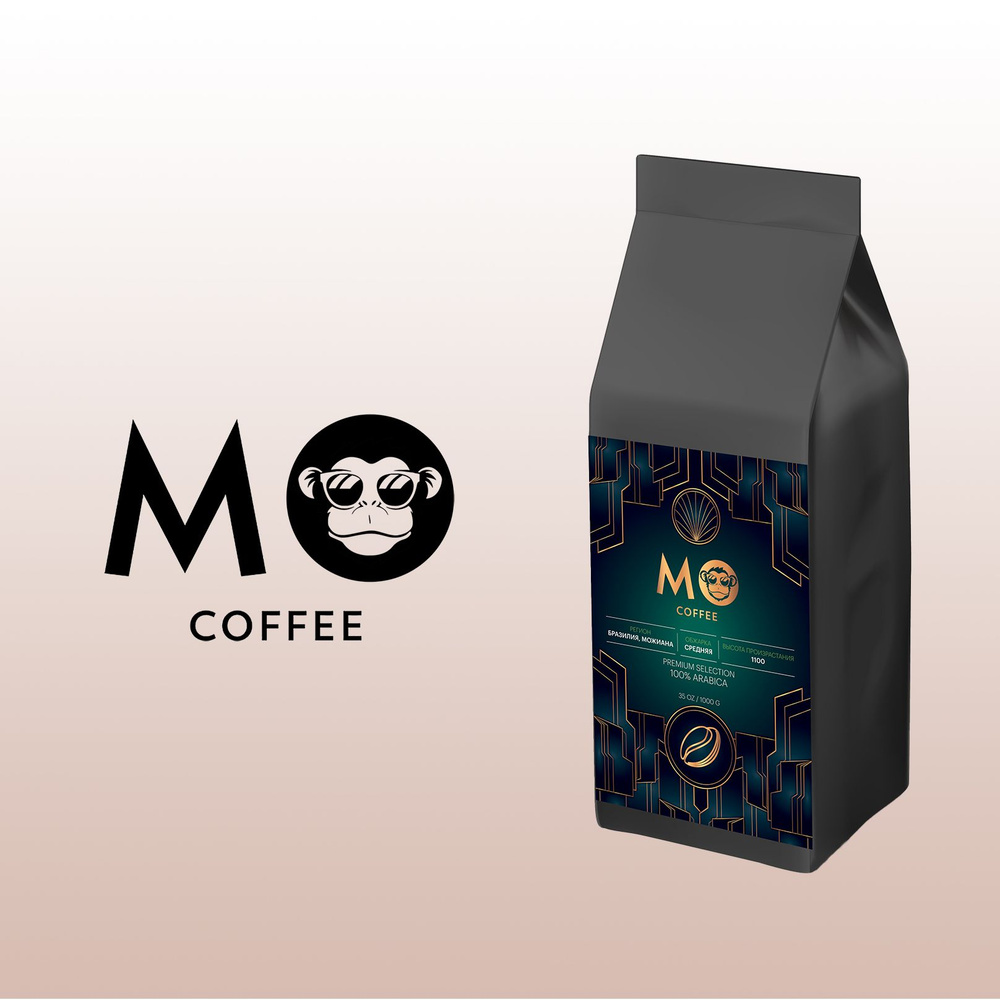 Кофе в зернах MO Coffee Arabica Premium Selection 1 кг #1