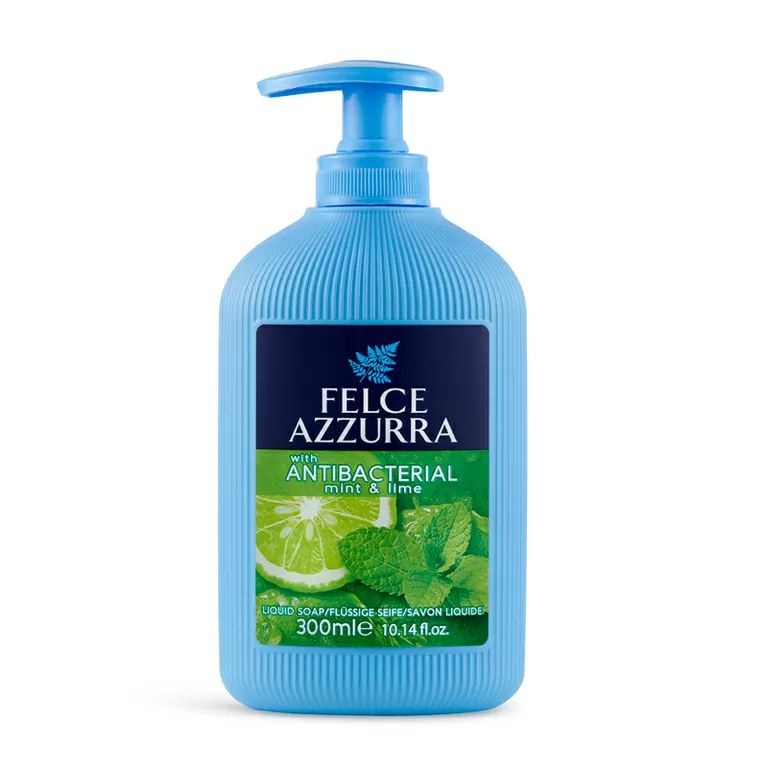 FELCE AZZURRA Antibacterial Mint & Lime Liquid Soap Жидкое мыло Антибактериальное Мята и Лайм 300 мл #1