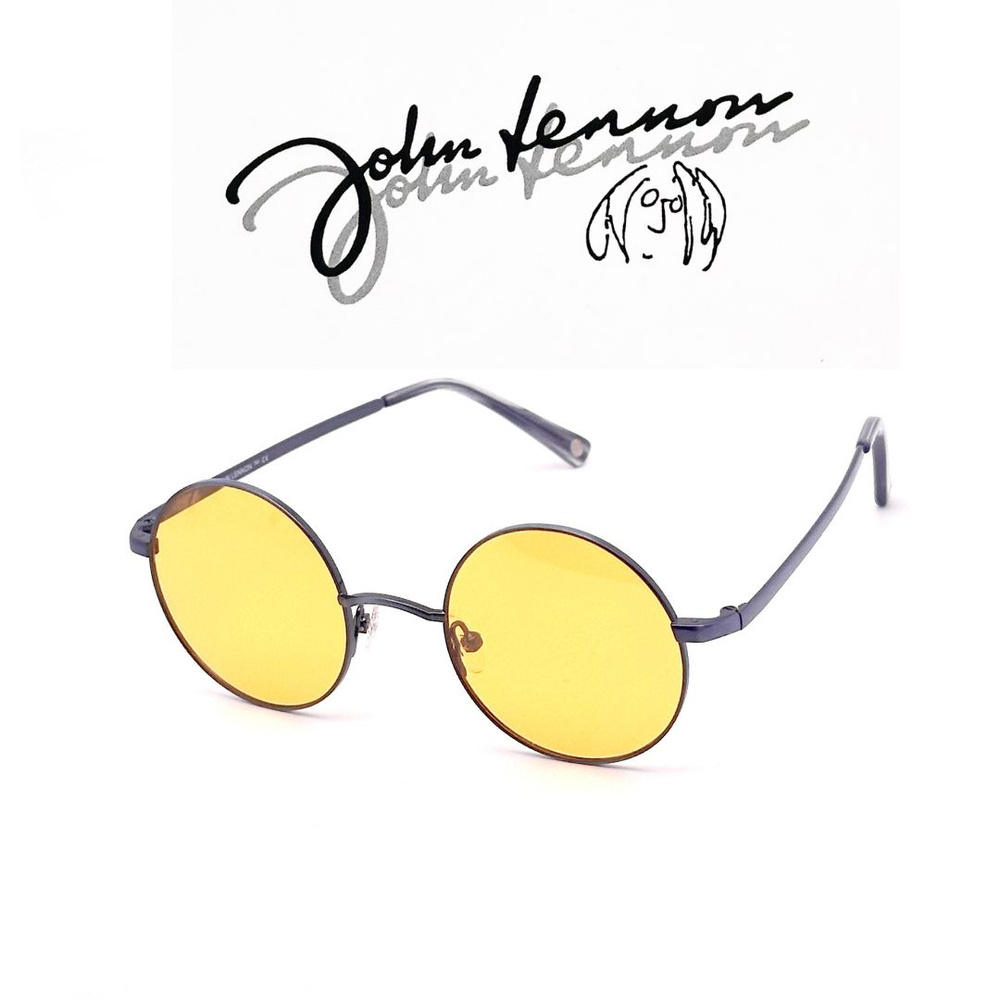 Очки John Lennon JLS Circle Antic Denim солнцезащитные #1