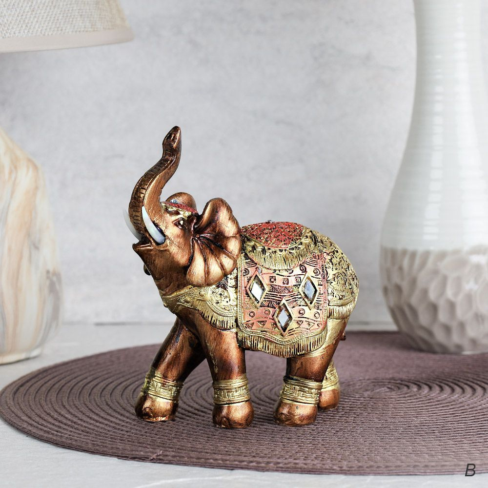 Статуэтка интерьерная "Слон" 12 см #1