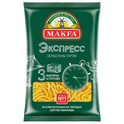 Макароны MAKFA 400г спиральки экспресс #1