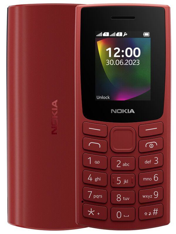 Сотовый телефон Nokia 106 TA-1564 DS EAC RED #1