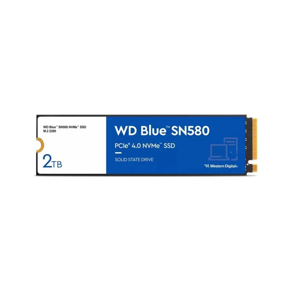 Western Digital 2 ТБ Внутренний SSD-диск Blue SN580 2TB (WDS200T3B0E) #1