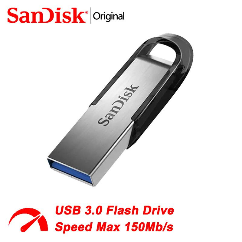 SanDisk USB-флеш-накопитель Cruzer Ultra Flair SDCZ73-064G 64 ГБ, серебристый  #1