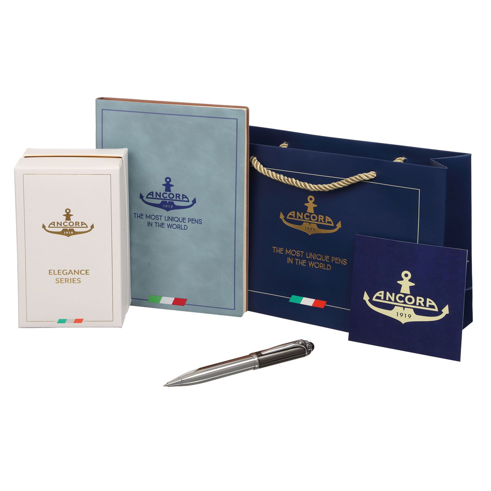 Лимитированная ручка Ancora 1919 Italia "Gatsby" подарочный набор с ежедневником А5 и фирменным пакетом, #1