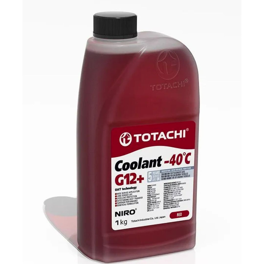 Totachi Niro Coolant G12+ Red -40C Антифриз 1кг #1