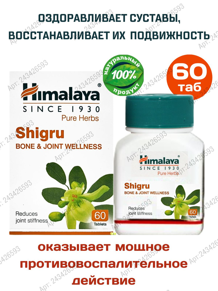 Shigru Himalaya, Шигру Хималая для суставов и костей, 60 таб. #1