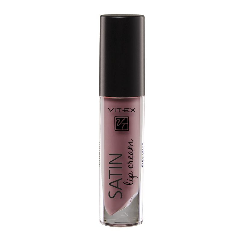 ВИТЭКС SATIN LIP CREAM Жидкая полуматовая губная помада, тон 705 Mauve Pink  #1