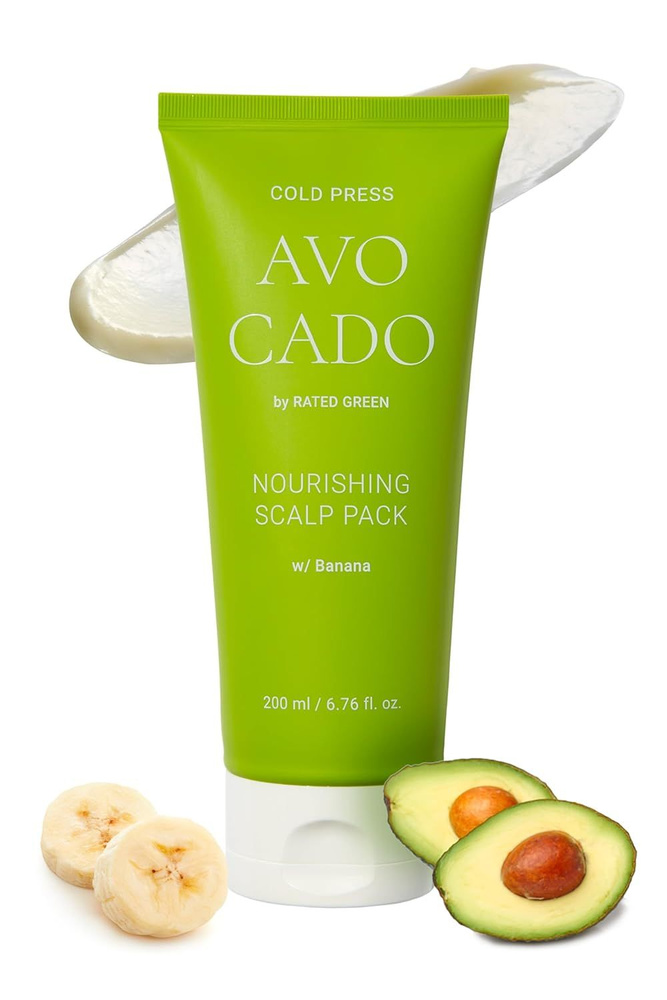 RATED GREEN Маска питательная с маслом авокадо AVOCADO Cold Press Nourishing Scalp Pack, 200ml  #1