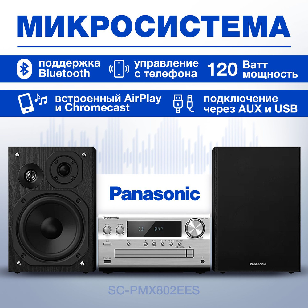 Микросистема Panasonic SC-PMX802EES #1