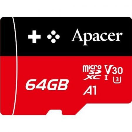 Apacer Карта памяти 64 ГБ  (AP64GMCSX10U7-RAGC) #1