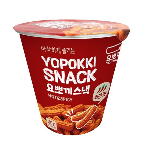 YOPPOKI Snack hot&spicy Остро-пряные снеки 50г #1