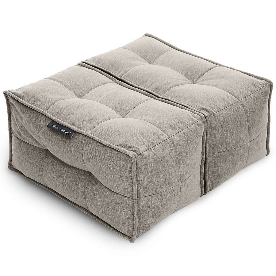 Оттоманка для ног к модульному дивану aLounge - Twin Ottoman - Keystone Grey (шенилл, серый) - возможность #1