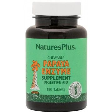 Chewable Papaya Enzyme (пищеварительные ферменты, папайя, папаин, амилаза, протеаза) 180 жевательных #1