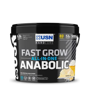 FAST GROW ANABOLIC GAINER (гейнер для набора мышечной массы) 4000 грамм USN  #1