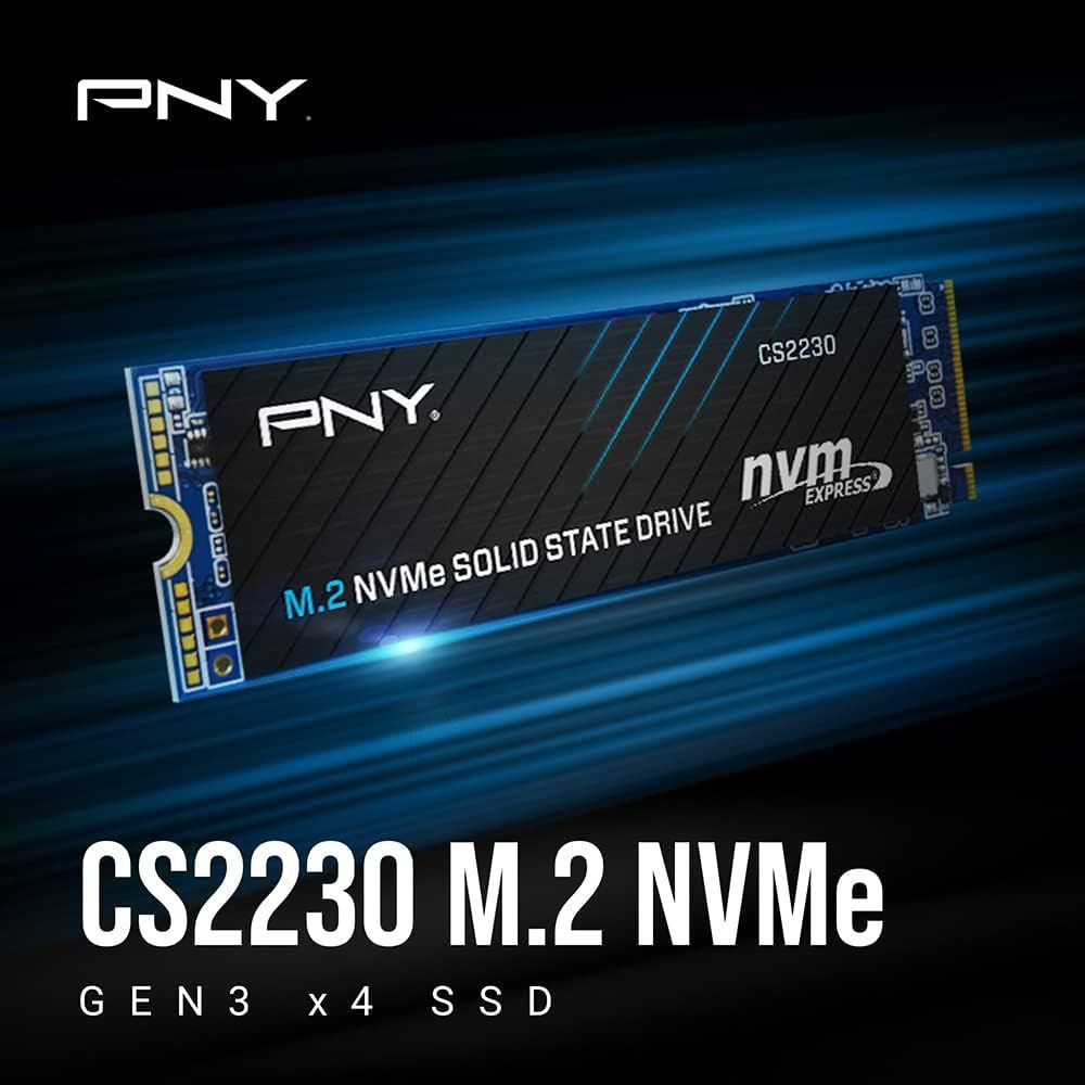 PNY 500 ГБ Внутренний SSD-диск PNY 500GB CS2230 M.2 NVMe (M280CS2230-500-RB) #1