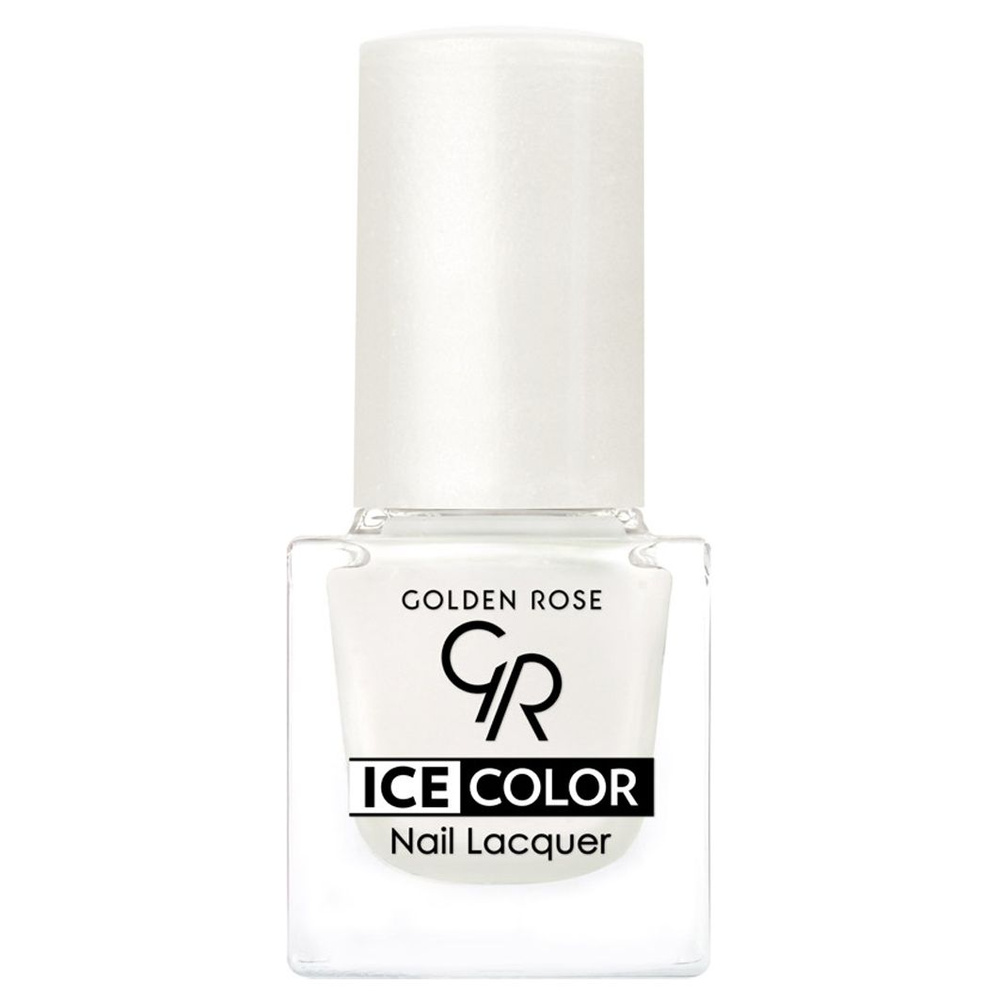 Golden Rose Лак для ногтей Ice Color mini, тон 101 перламутровый блонд  #1