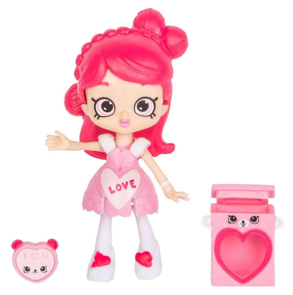 Кукла Happy Places Valentina Hearts и 2 эксклюзивных петкинса Shopkins #1