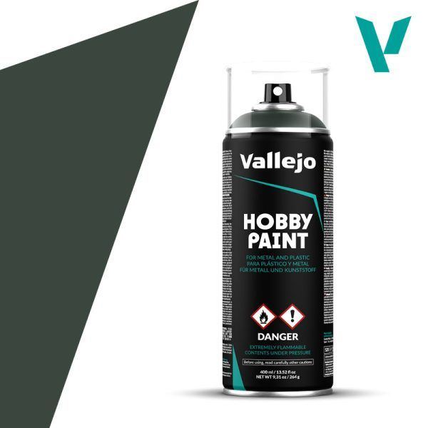 Аэрозольная грунтовка Vallejo серии Aerosol - Dark Green (400 мл) #1