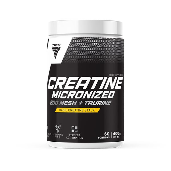 Trec Nutrition CREATINE MICRONIZED 200 MESH + TAURINE 400 г, Креатин с таурином для силы и энергии  #1