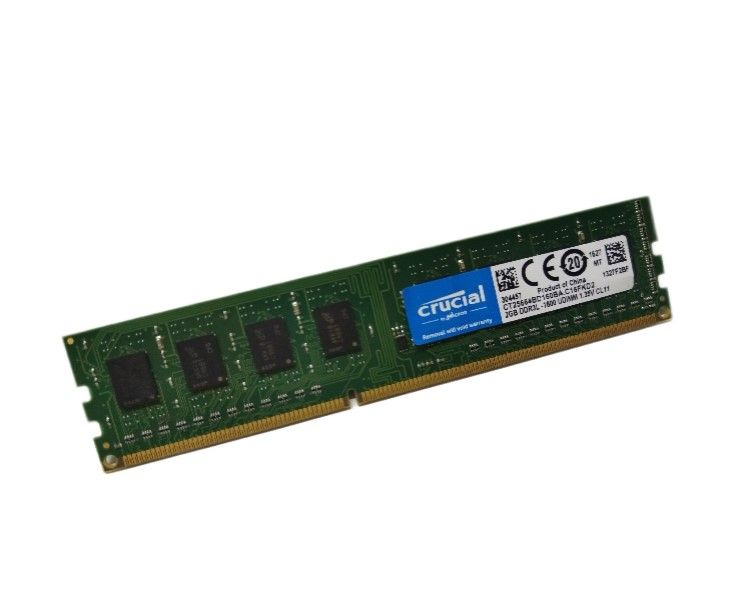 Crucial Оперативная память для компьютера DDR3 PC12800 1600Mhz 1x2 ГБ (Модель CT25664BD160BA)  #1