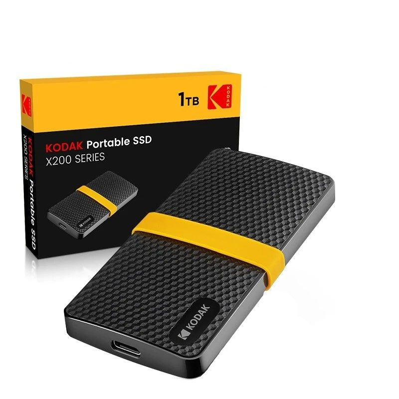 Внешний портативный SSD накопитель KODAK X200 1 ТБ USB 3.1 #1