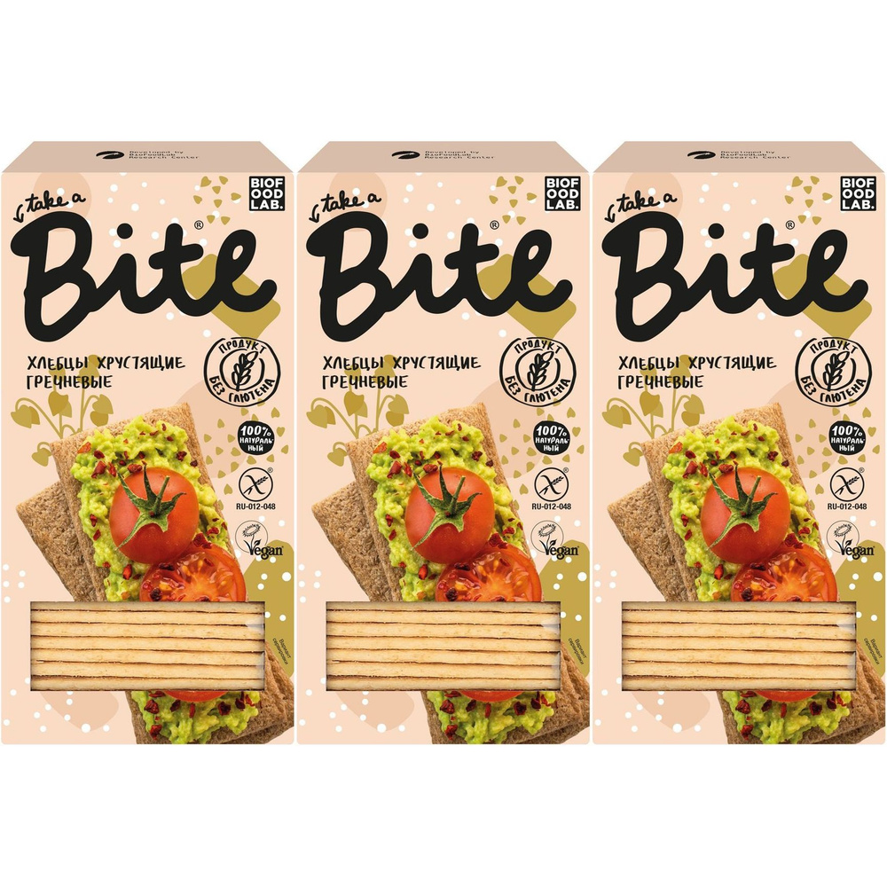 Хлебцы гречневые Take a Bite хрустящие 150 г, набор: 3 штуки #1