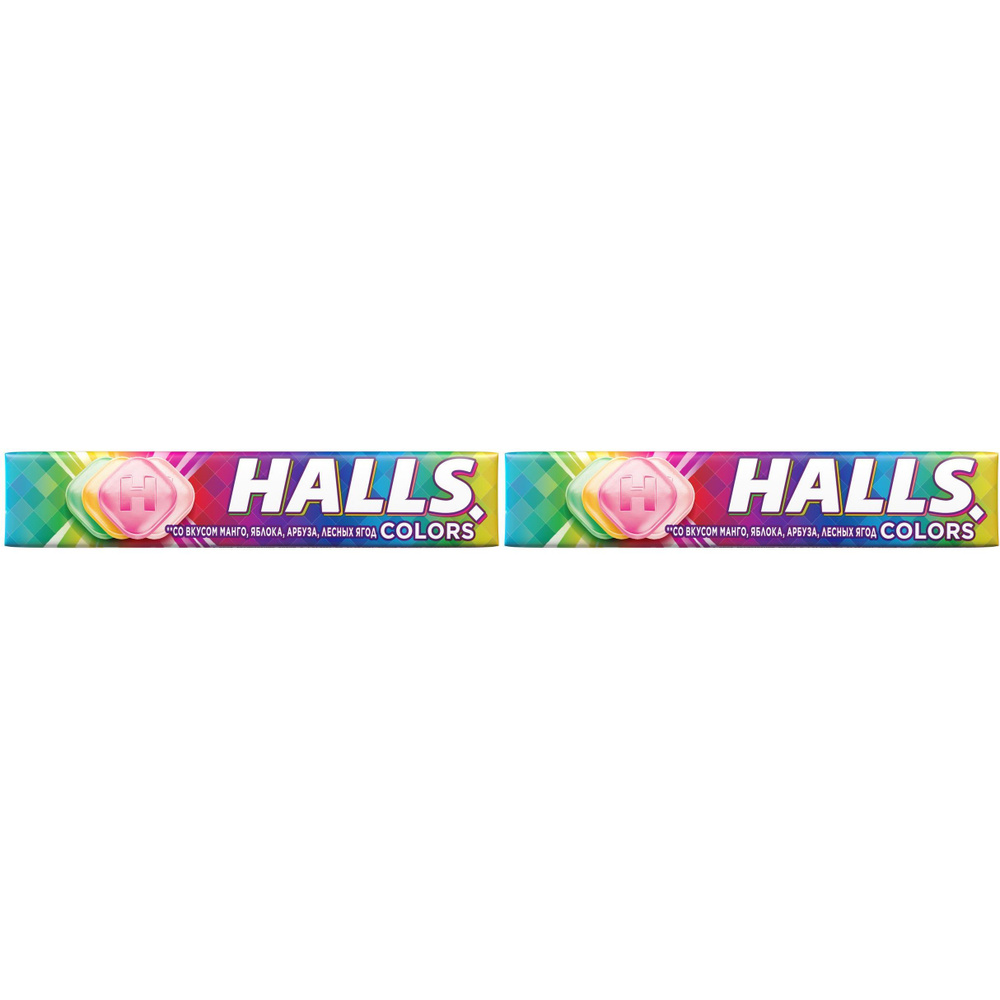 Леденцы Halls Colors 25 г, набор: 2 штуки #1