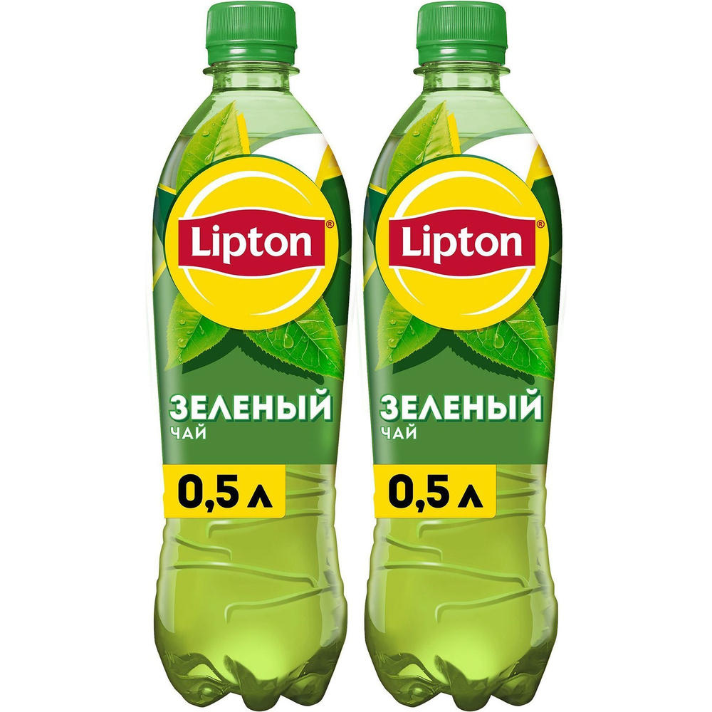 Холодный чай Lipton зеленый 500 мл, набор: 2 штуки #1