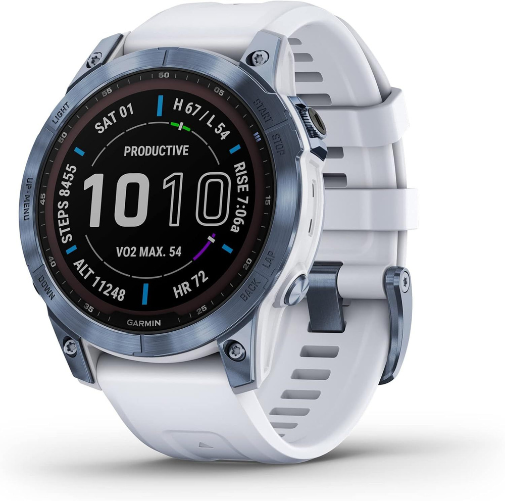 Garmin Умные часы Garmin   FENIX 7 Sapphire solar mineral blue #1