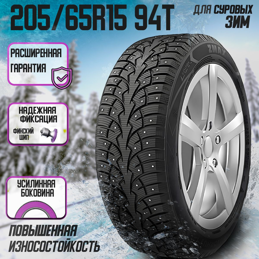 Zmax Tire WINTERNOVA STUD I Шины  зимние 205/65  R15 94T Шипованные #1