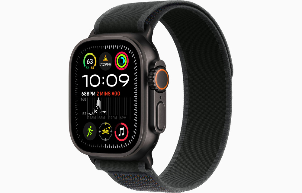 Apple Умные часы Watch Ultra 2 GPS + Cellular 49mm Trail Loop - S/M, черный титан  #1