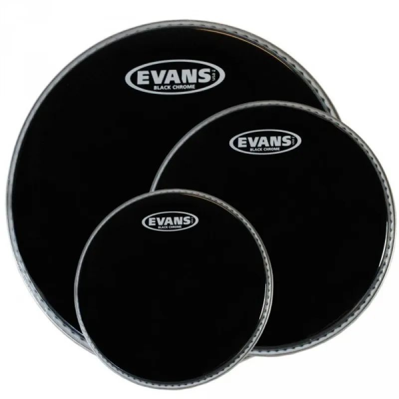 Evans ETP-ONX2-R Onyx Coated Rock Набор пластика для том барабана (10", 12", 16")  #1