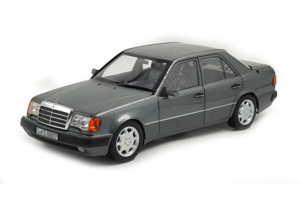 Модель коллекционная Mercedes W124 E500 e-class 1990 grey / мерседес Е500 волчок серый волчек  #1