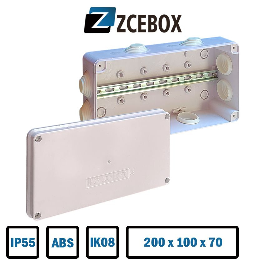 Коробка распределительная LWBT, 200х100х70 мм, LWBT-102007-R15 #1