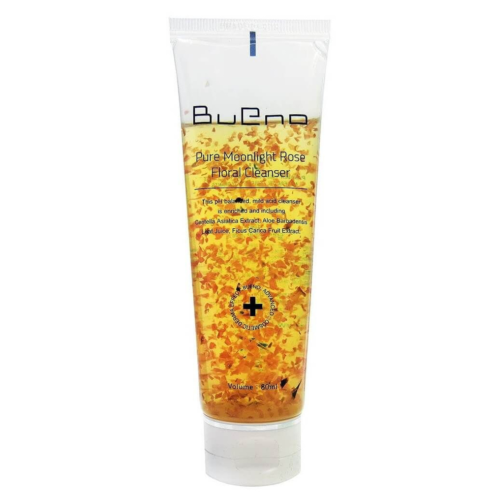 Гель для умывания с лепестками роз Bueno Pure Moonlight Rose Floral Cleanser 80ml  #1