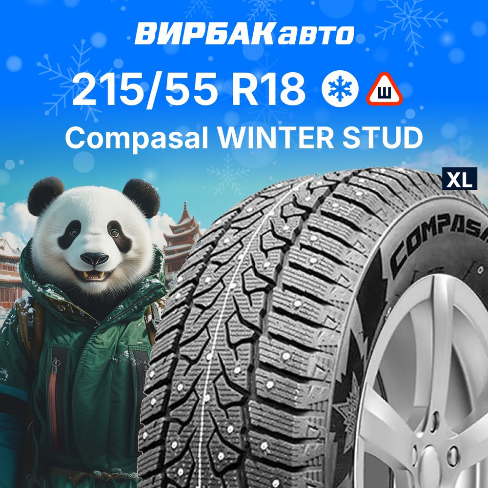 Compasal WINTER STUD Шины  зимние 215/55  R18 99T Шипованные #1