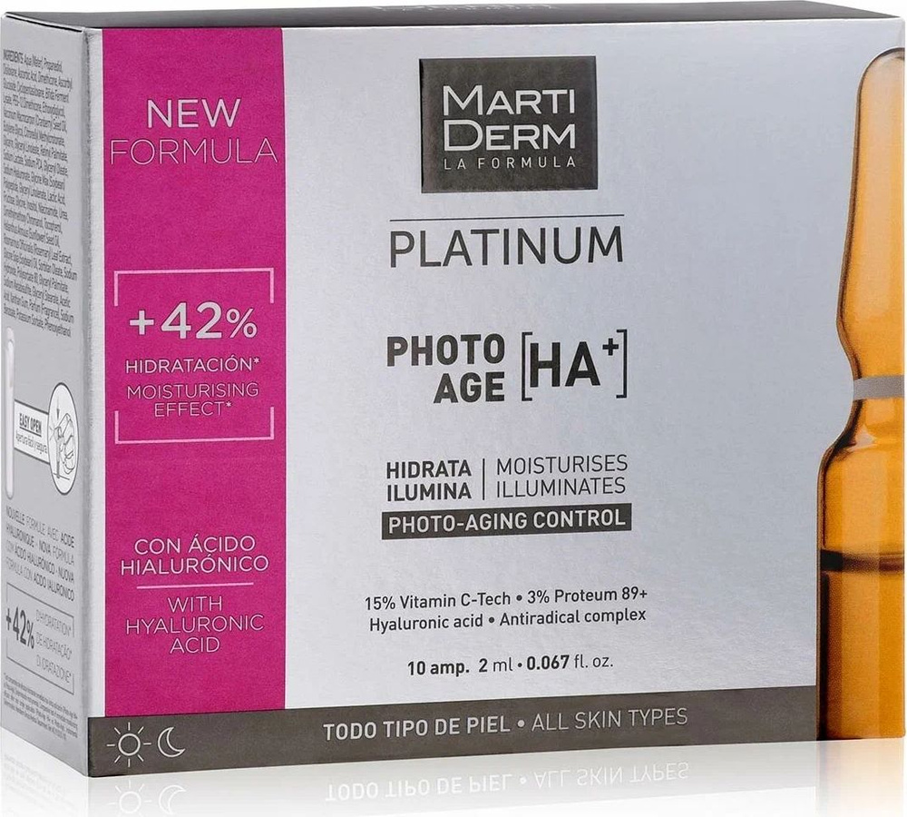 Martiderm / Мартидерм Platinum Photo-Age HA+ Сыворотка для лица от фотостарения для всех типов кожи, #1