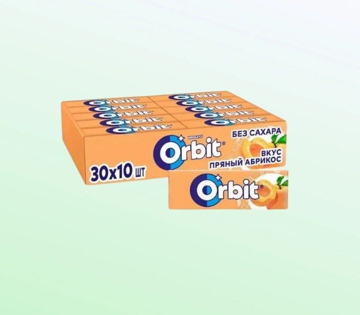 Жевательная резинка Orbit Пряный абрикос 13.6г 30шт #1