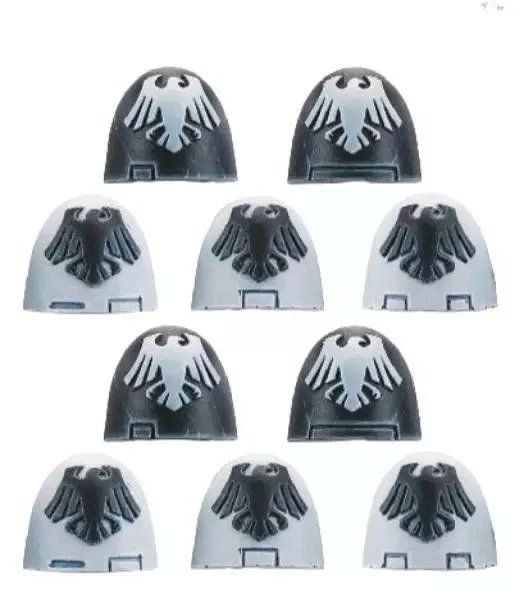 Смола Миниатюра Rvaen Guard Mkvi Shoulder Pads Warhammer HH / миниатюр для настольной игры Упражнения #1