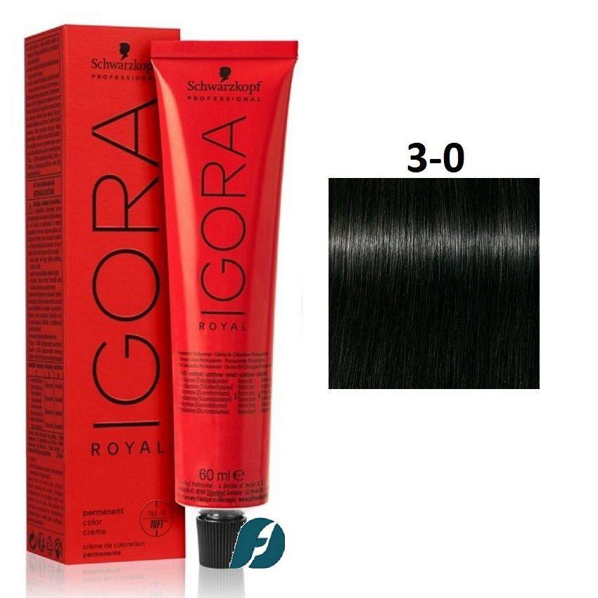 Schwarzkopf Professional Igora Royal 3-0 Крем-краска для волос, 60 мл #1