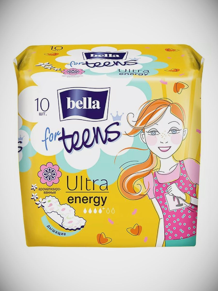 BELLA Прокладки супертонкие for teens Ultra energy 10 шт. #1