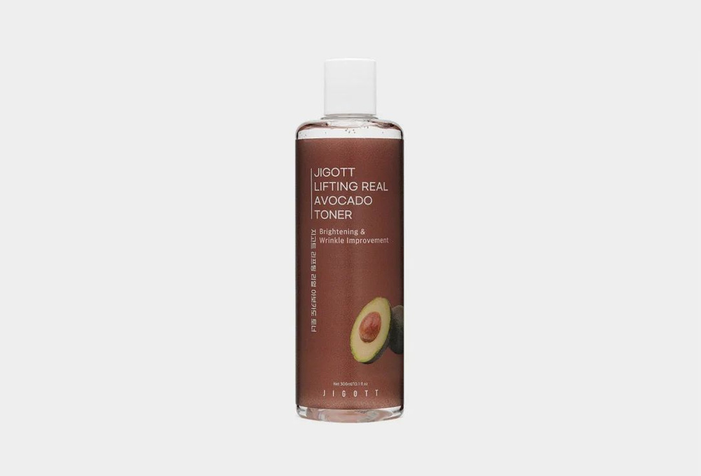 Jigott Тонер-лифтинг для лица с авокадо Lifting Real Avocado Toner,300 мл  #1