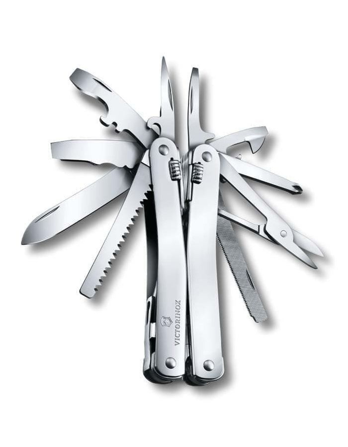 Мультитул VICTORINOX SwissTool Spirit X, 105 мм, 26 функций, в кожаном чехле (3.0224.l)  #1