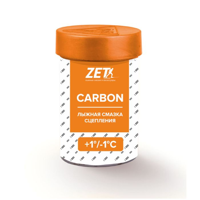 Мазь держания ZET Carbon Orange (+1С -1С) 30 г. #1