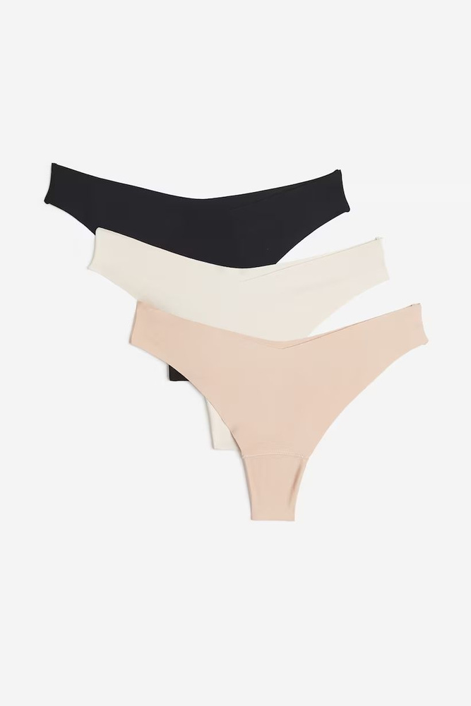 Комплект трусов стринги H&M Thong, 3 шт #1