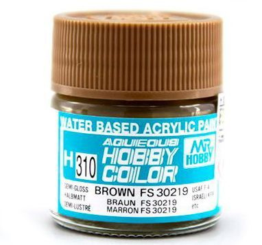 краска художественная т.м. MR.HOBBY 10мл BROWN FS30219 #1